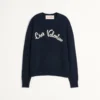 Jersey de cuello redondo de lana con bordado Chez Valentino Jersey de cuello redondo de lana con bordado Chez Valentino