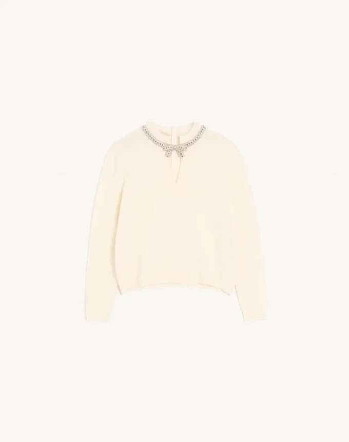 Jersey de lana bordado Jersey de lana bordado