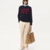 Jersey de lana con motivo jacquard Chez Valentino Jersey de lana con motivo jacquard Chez Valentino