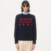 Jersey de lana con motivo jacquard Chez Valentino Jersey de lana con motivo jacquard Chez Valentino