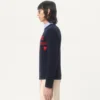Jersey de lana con motivo jacquard Chez Valentino Jersey de lana con motivo jacquard Chez Valentino