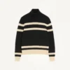 Jersey de lana de cuello alto Valentino con bordado Vlogo Jersey de lana de cuello alto Valentino con bordado Vlogo