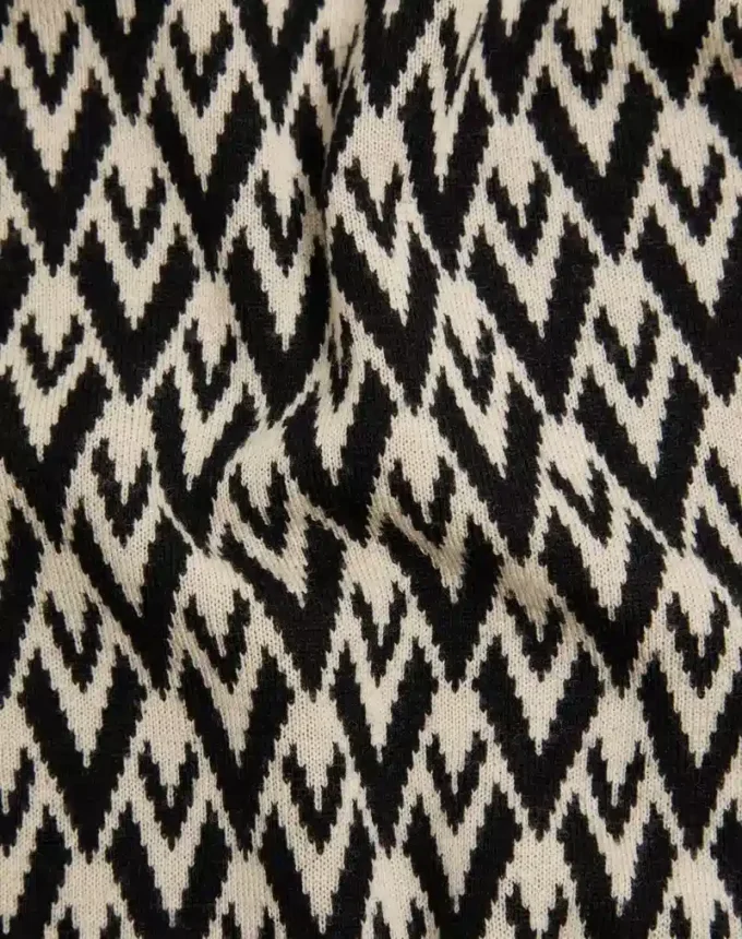 Jersey de lana jacquard Toute La V Jersey de lana jacquard Toute La V