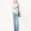 Jersey de lana mohair bordado Jersey de lana mohair bordado