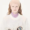 Jersey de lana mohair bordado Jersey de lana mohair bordado