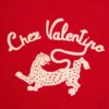 Jersey de lana Valentino con bordado Chez Valentino y pantera Jersey de lana Valentino con bordado Chez Valentino y pantera