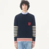Jersey de lana Valentino con bordado VG
