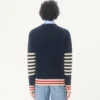 Jersey de lana Valentino con bordado VG