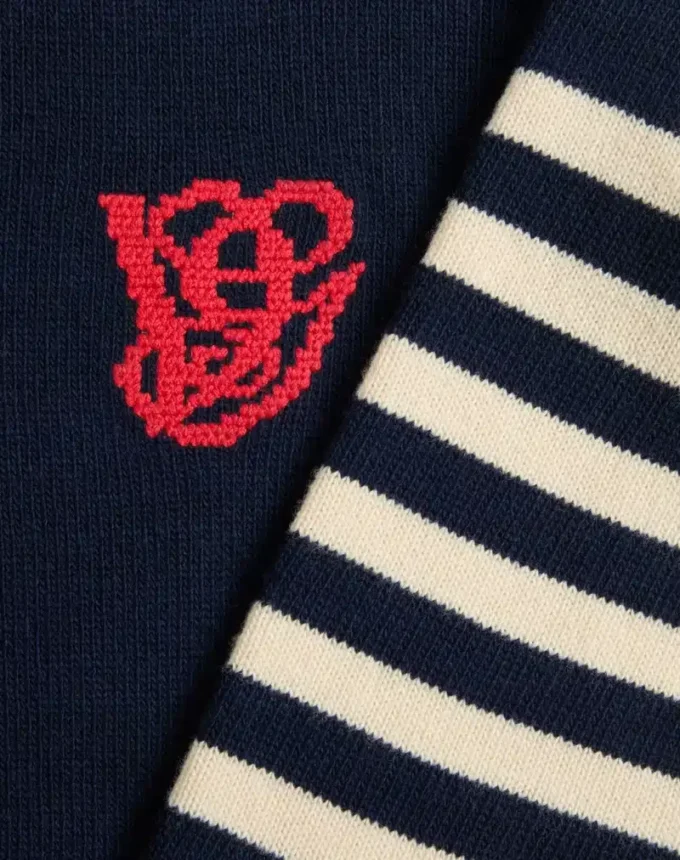 Jersey de lana Valentino con bordado VG