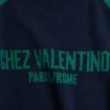 Jersey de lana y algodón con estampado jacquard Chez Valentino Jersey de lana y algodón con estampado jacquard Chez Valentino