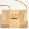 Minaudière Minaumorphe de Valentino Garavani en metal con cristales Swarovski® y estuche de satén