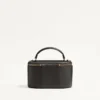 Mini bolso de mano Vlogo Signature en piel de becerro granulada