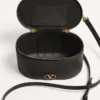 Mini bolso de mano Vlogo Signature en piel de becerro granulada