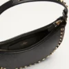 Mini bolso hobo Rockstud en piel de becerro granulada Mini bolso hobo Rockstud en piel de becerro granulada