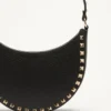 Mini bolso hobo Rockstud en piel de becerro granulada Mini bolso hobo Rockstud en piel de becerro granulada