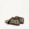 Mj Blues Derby de pata de gallo en piel trenzada Mj Blues Derby de pata de gallo en piel trenzada