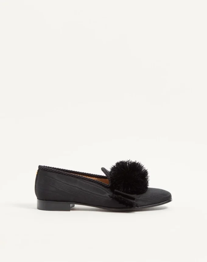 Mocasines Bowow de tejido moiré