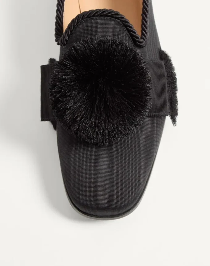 Mocasines Bowow de tejido moiré