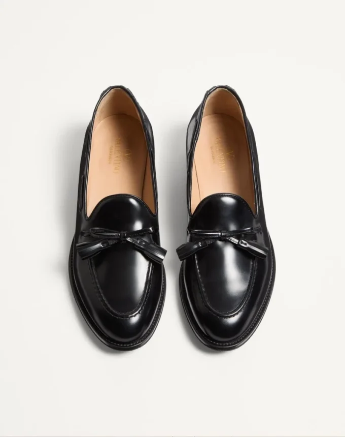 Mocasines Bowshire de piel de becerro brillante Mocasines Bowshire de piel de becerro brillante