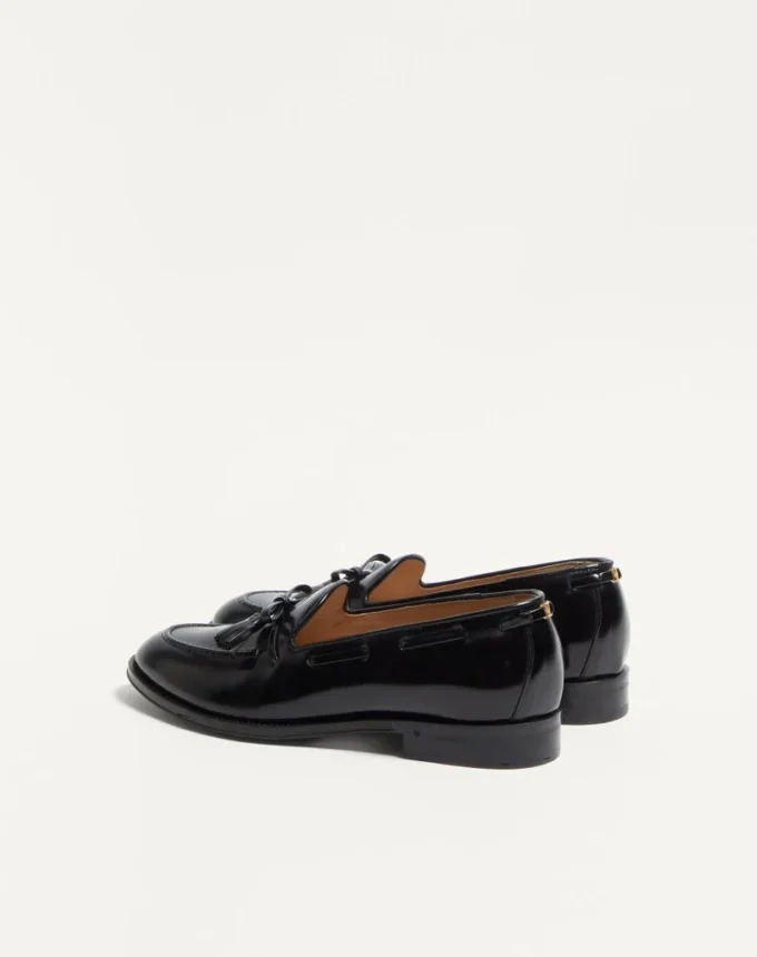 Mocasines Bowshire de piel de becerro brillante Mocasines Bowshire de piel de becerro brillante