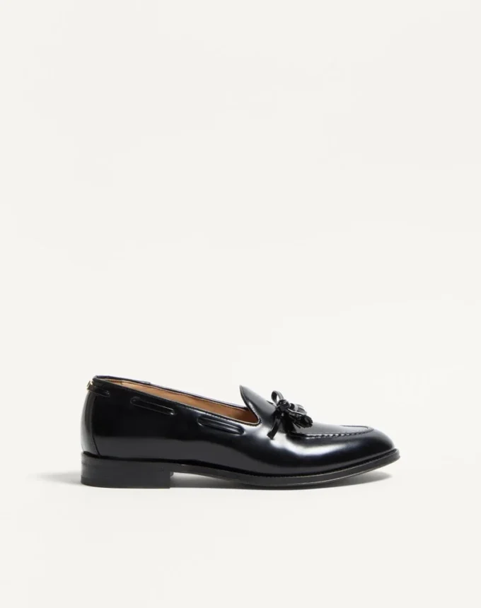 Mocasines Bowshire de piel de becerro brillante Mocasines Bowshire de piel de becerro brillante