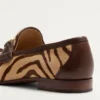 Mocasines con efecto poni y logotipo VLogo de 20 mm Mocasines con efecto poni y logotipo VLogo de 20 mm