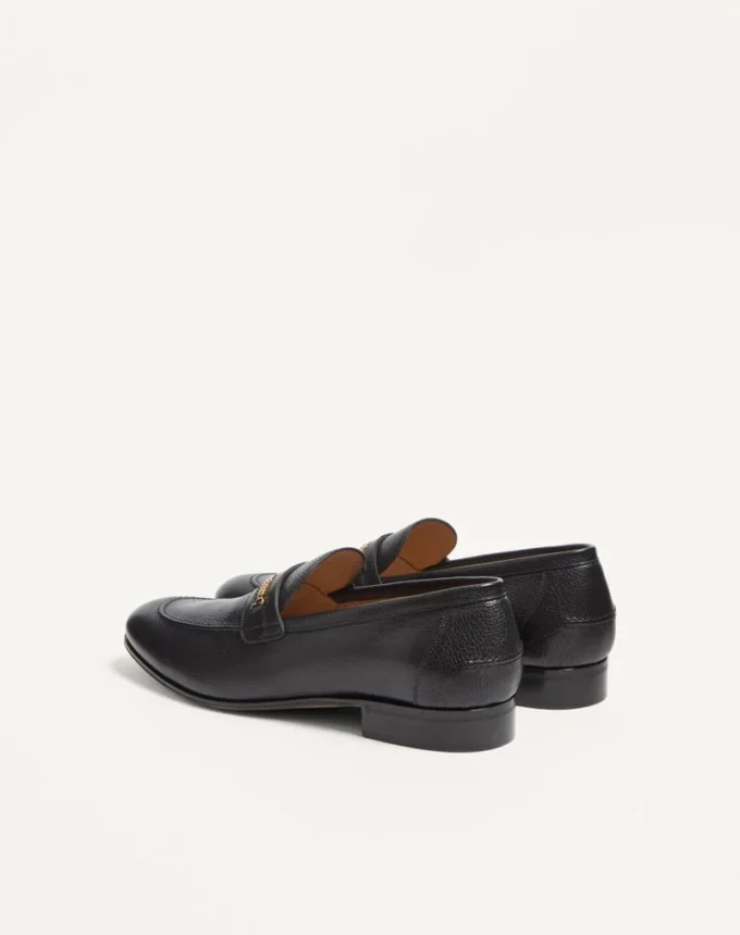 Mocasines de piel de cabrito con detalle VLogo Signature Mocasines de piel de cabrito con detalle VLogo Signature