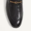 Mocasines de piel de cabrito con detalle VLogo Signature Mocasines de piel de cabrito con detalle VLogo Signature