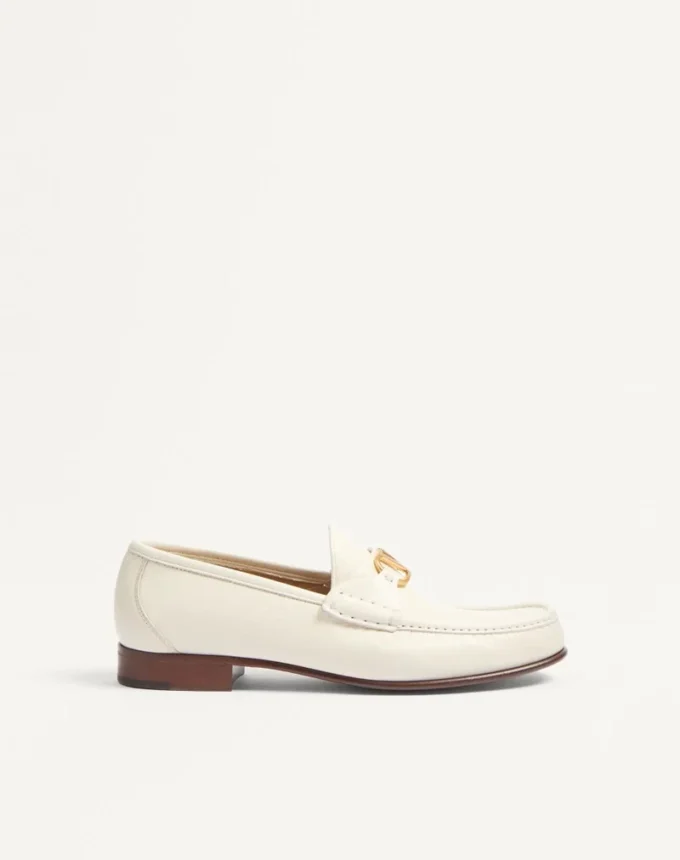 Mocasines de piel de cabrito con detalle VLogo Signature