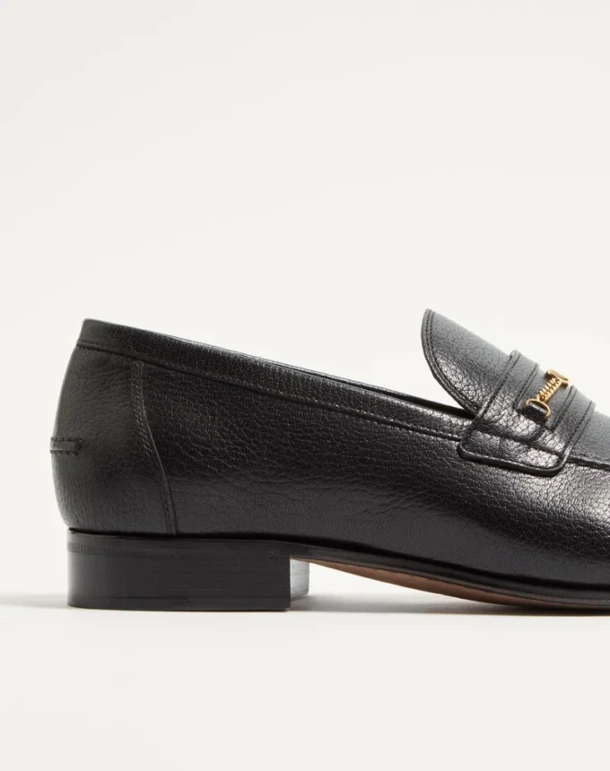 Mocasines de piel de cabrito con detalle VLogo Signature Mocasines de piel de cabrito con detalle VLogo Signature