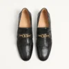 Mocasines de piel de cabrito con flecos y logotipo VLogo Mocasines de piel de cabrito con flecos y logotipo VLogo
