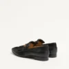 Mocasines de piel de cabrito con flecos y logotipo VLogo Mocasines de piel de cabrito con flecos y logotipo VLogo