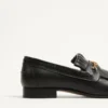 Mocasines de piel de cabrito con flecos y logotipo VLogo Mocasines de piel de cabrito con flecos y logotipo VLogo