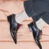 Mocasines Derby en piel de becerro