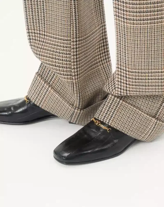 Mocasines Jiggie en piel de anguila y napa Mocasines Jiggie en piel de anguila y napa