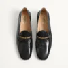 Mocasines Jiggie en piel de anguila y napa Mocasines Jiggie en piel de anguila y napa