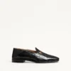 Mocasines Jiggie en piel de anguila y napa Mocasines Jiggie en piel de anguila y napa
