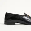 Mocasines Jiggie en piel de anguila y napa Mocasines Jiggie en piel de anguila y napa
