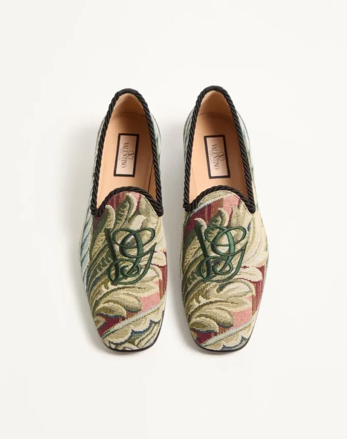 Mocasines Les Alcôvettes en tejido gobelino