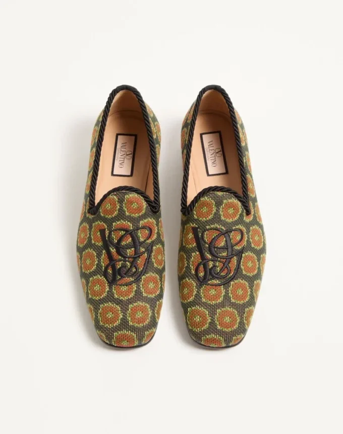 Mocasines Les Alcôvettes en tejido jacquard