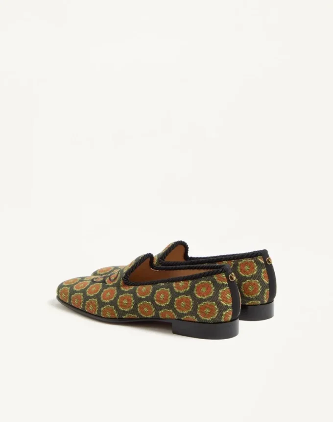 Mocasines Les Alcôvettes en tejido jacquard