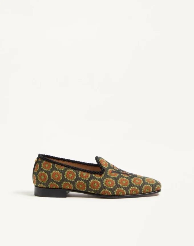 Mocasines Les Alcôvettes en tejido jacquard