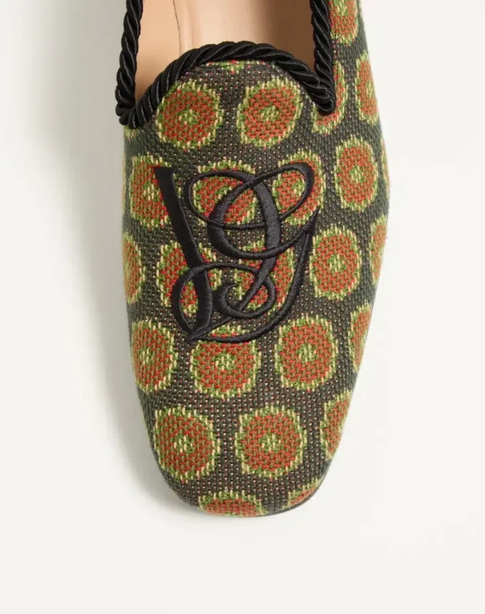 Mocasines Les Alcôvettes en tejido jacquard