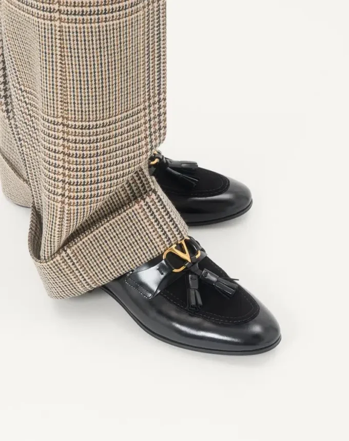 Mocasines Vaniteux de piel de becerro y piel serrada