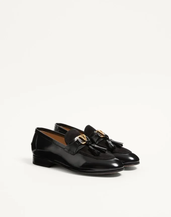 Mocasines Vaniteux de piel de becerro y piel serrada