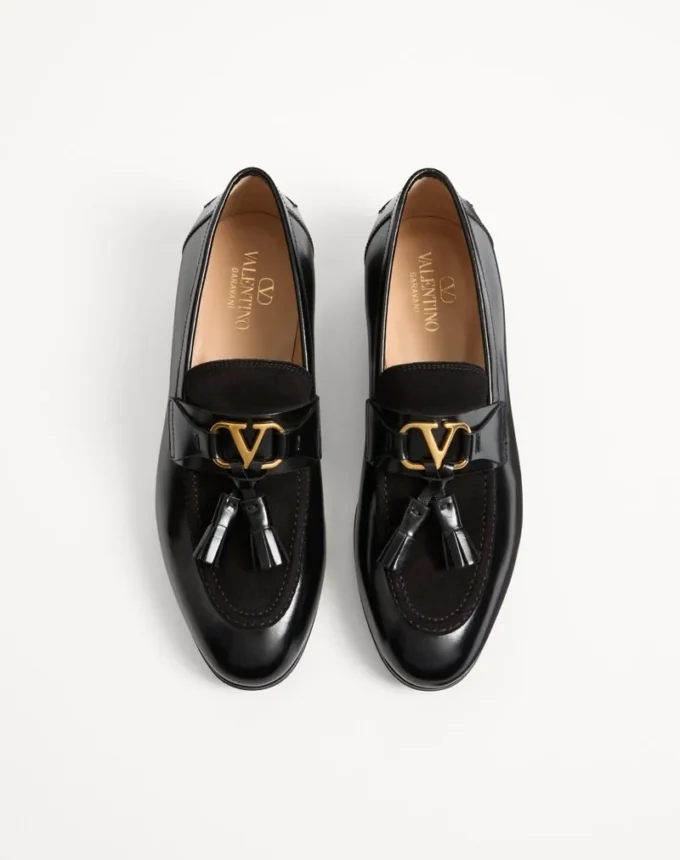 Mocasines Vaniteux de piel de becerro y piel serrada