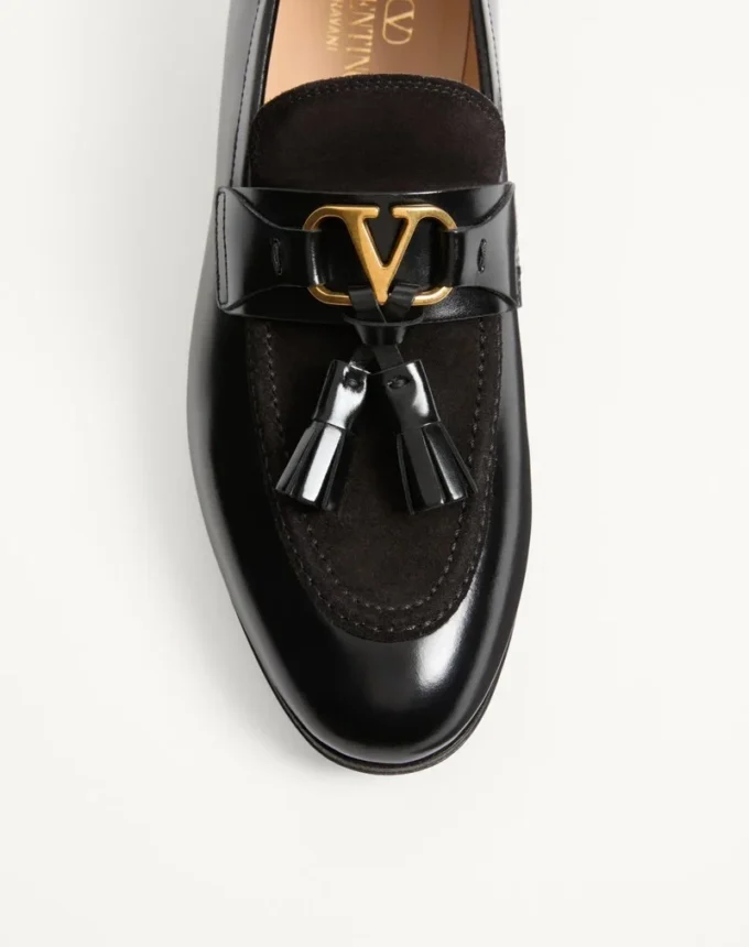 Mocasines Vaniteux de piel de becerro y piel serrada