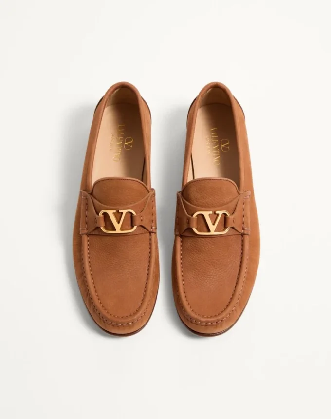 Mocasines VLogo Signature de ante de ciervo