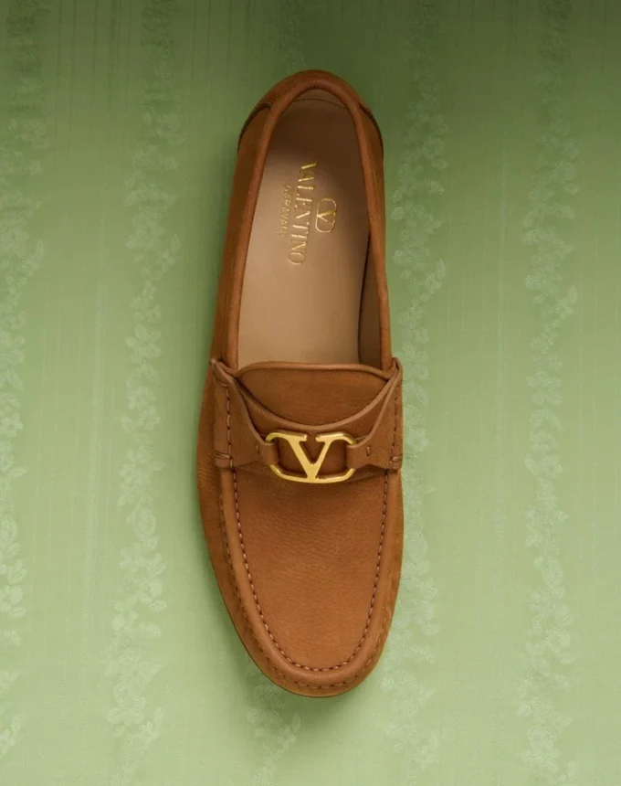 Mocasines VLogo Signature de ante de ciervo
