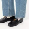 Mocasín VLogo Signature de piel de búfalo